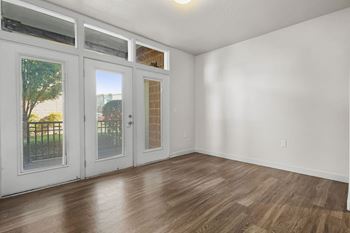 Woodgrain style plank flooring